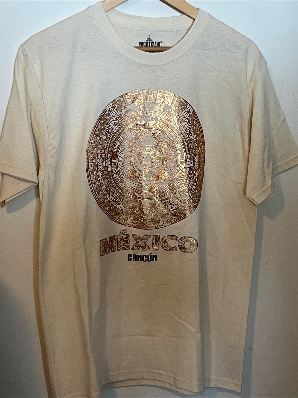 Cream Mexico Cancún Graphic Short-Sleeve Tee